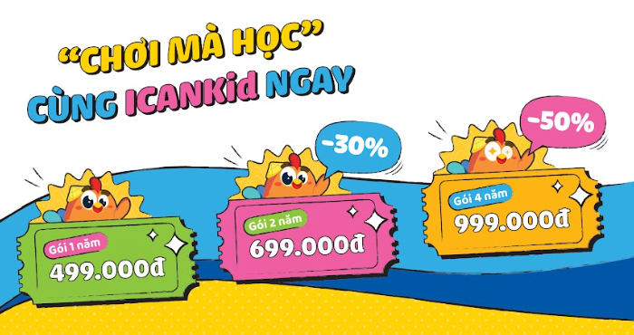 ICANKid - SIÊU ỨNG DỤNG “CHƠI MÀ HỌC" DÀNH CHO CON!